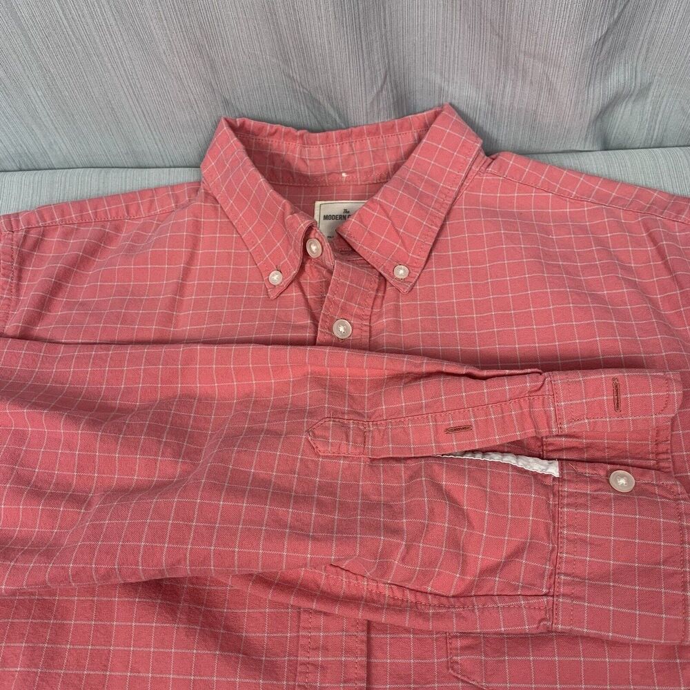 Gap Button Down Shirt Men's Modern Oxford Long Sleeve 100%‎ Cotton L